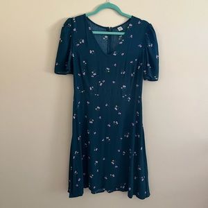 Teal Mini Dress